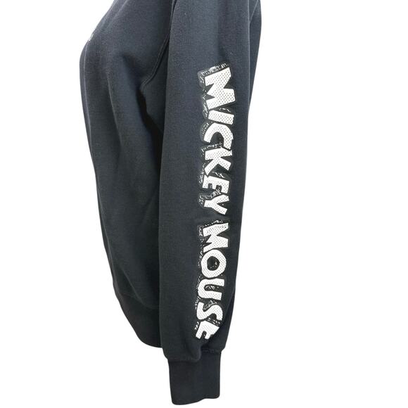 UT Uniqlo x Disney Women's Black Mickey Mouse Pullover Sweatshirt Top Size L - Picture 2 of 6